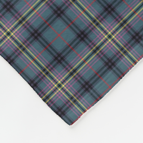 Kennedy Ancient tartan fleece blanket