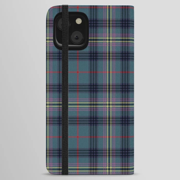 Clan Kennedy Ancient Tartan iPhone Wallet Case