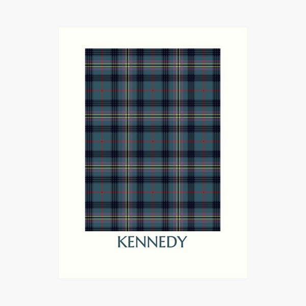 Clan Kennedy Ancient Tartan Print