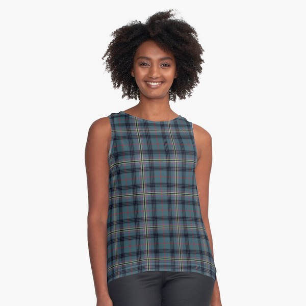 Kennedy Ancient tartan sleeveless top