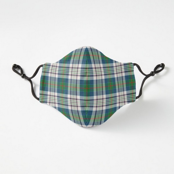 Kennedy Dress tartan fitted face mask