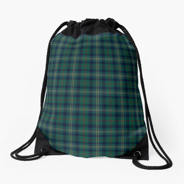 Kennedy tartan drawstring bag