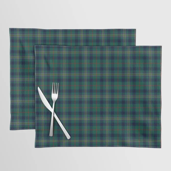 Kennedy tartan placemat