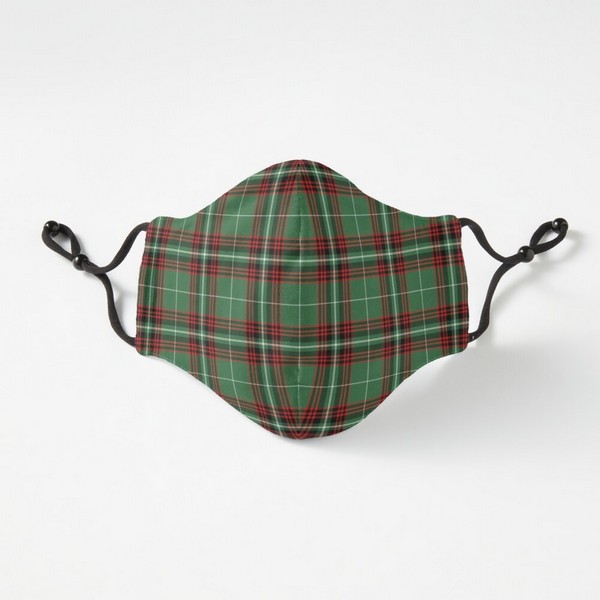 Kiernan tartan fitted face mask