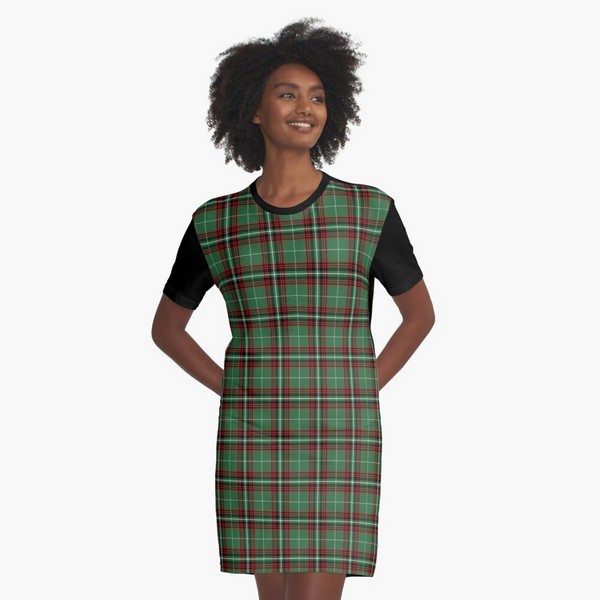 Kiernan tartan tee shirt dress