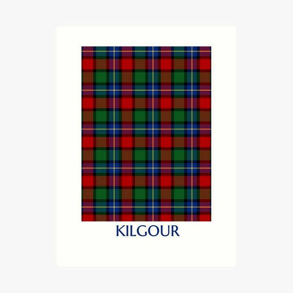 Clan Kilgour Tartan Print