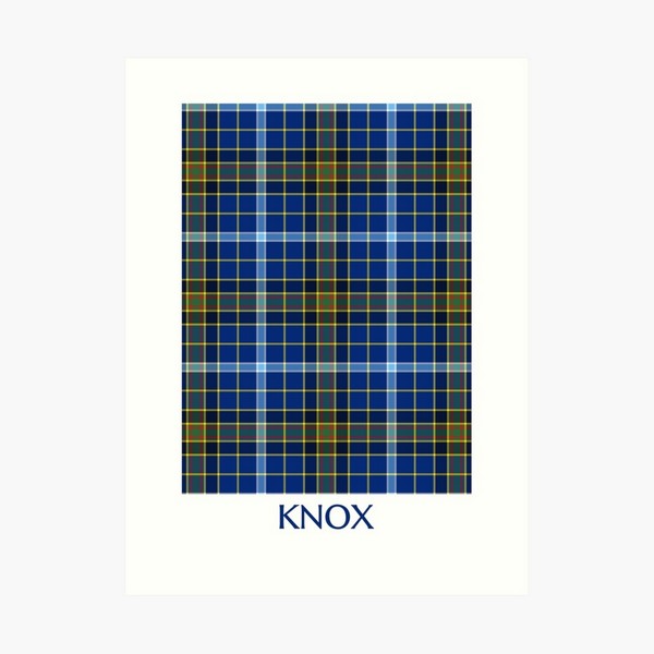 Clan Knox Tartan Print