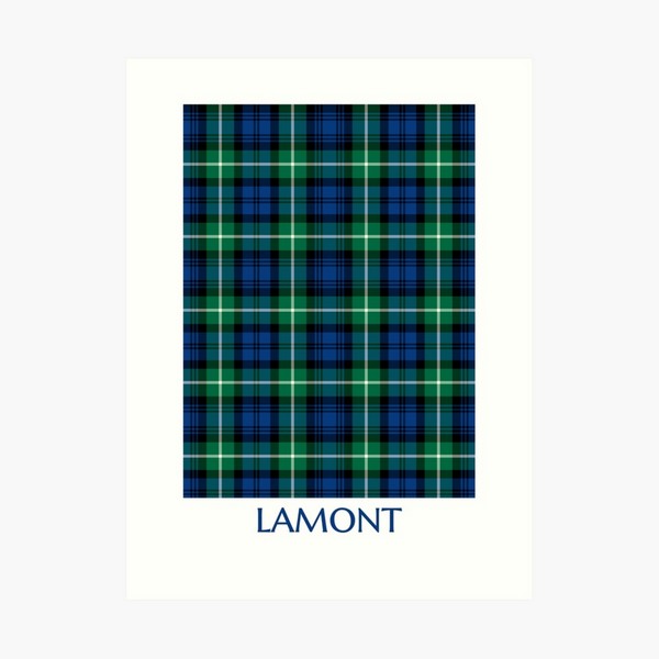 Clan Lamont Tartan Print