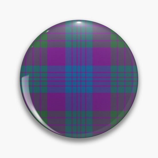 Clan Lang Tartan Pin