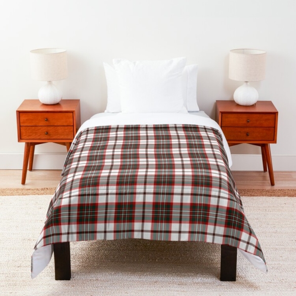 Light Christmas plaid comforter