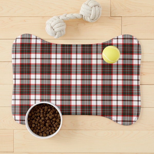 Light Christmas plaid pet mat