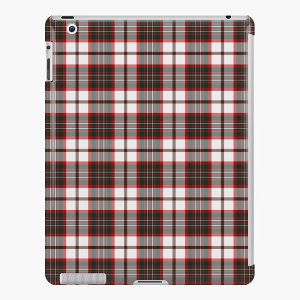 Light Christmas plaid iPad case