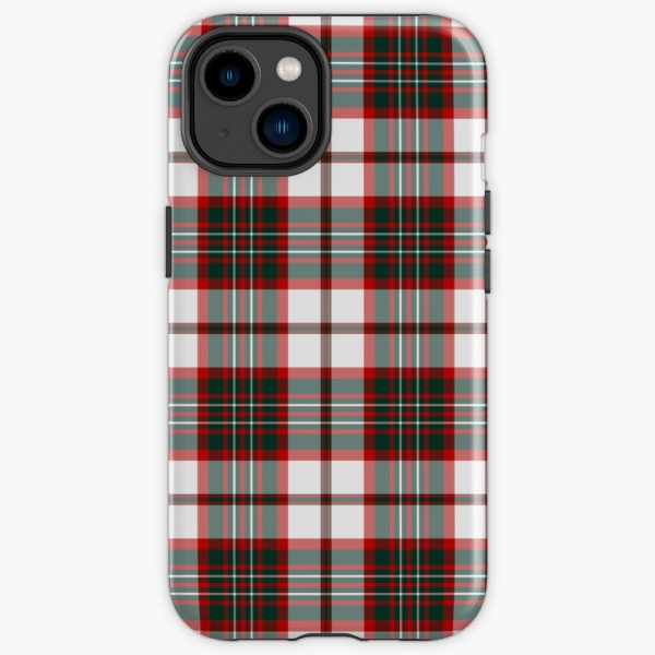 Light Christmas plaid iPhone case