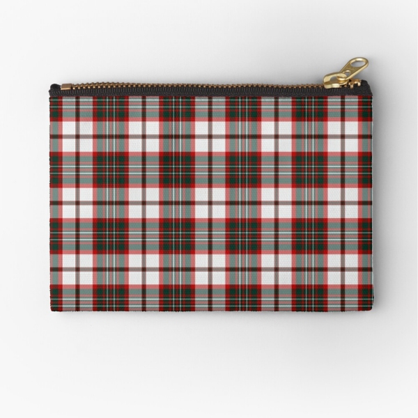 Light Christmas plaid accessory bag