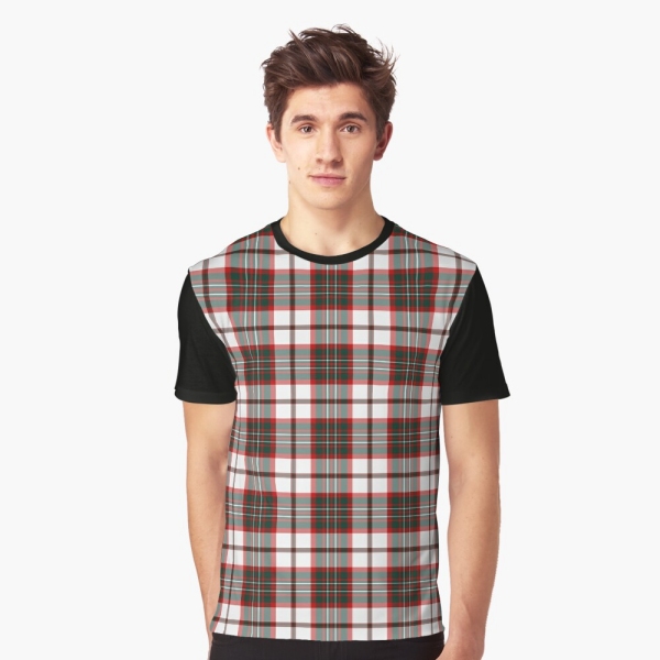 Light Christmas plaid tee shirt