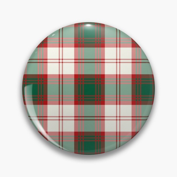 Lindsay Dress tartan pinback button