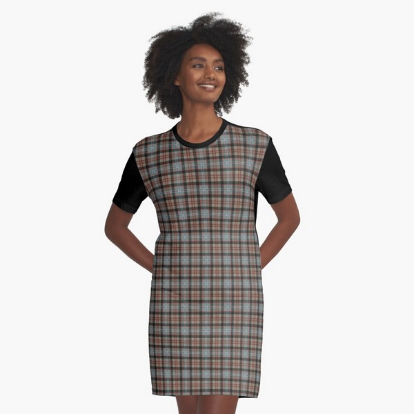 Lochaber District tartan tee shirt dress