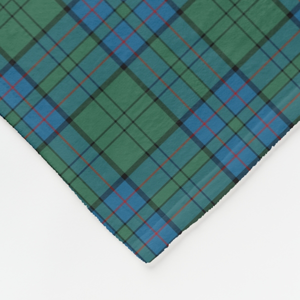 Lockhart tartan fleece blanket