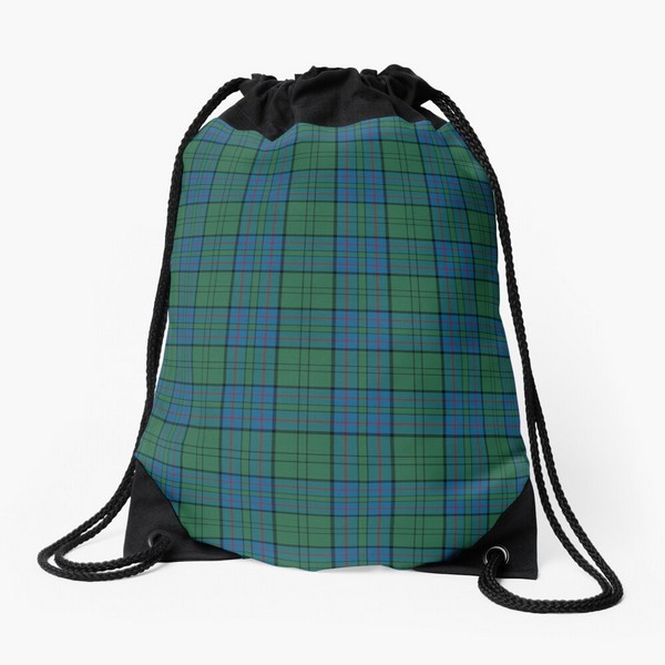 Lockhart tartan drawstring bag