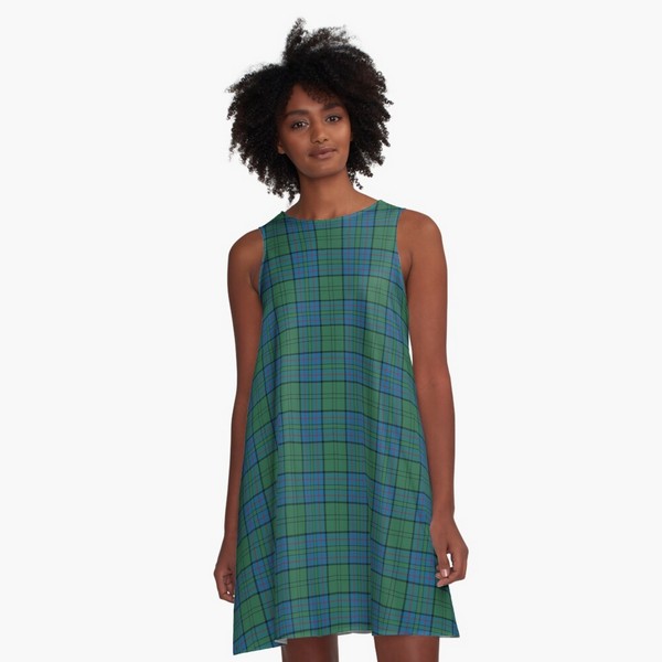 Lockhart tartan a-line dress