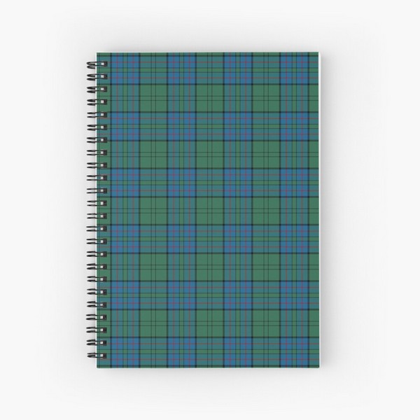 Lockhart tartan spiral notebook