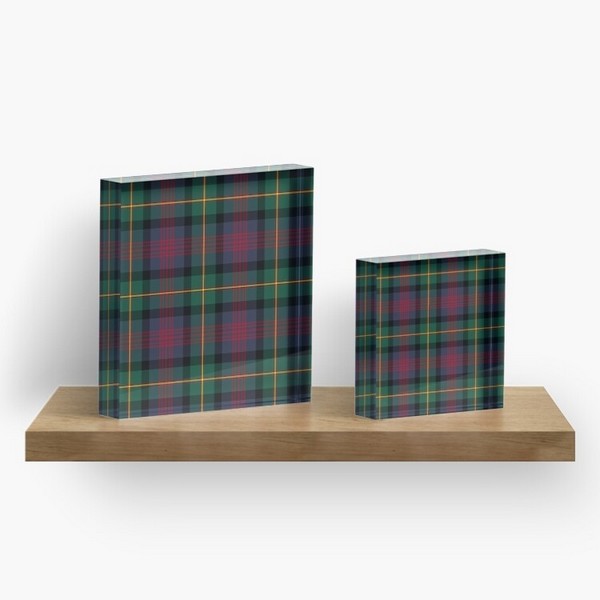 Logan tartan acrylic block