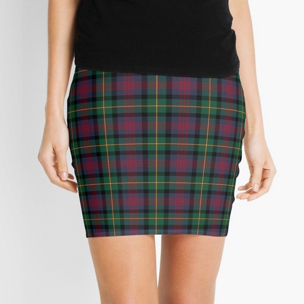 Logan tartan mini skirt