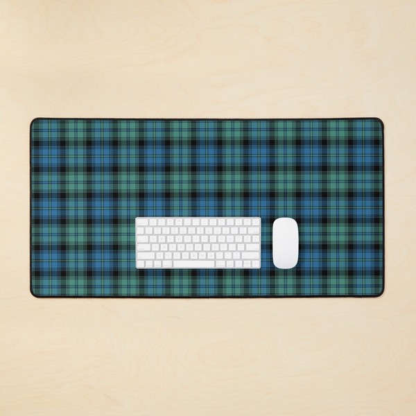 Lorne District tartan desk mat