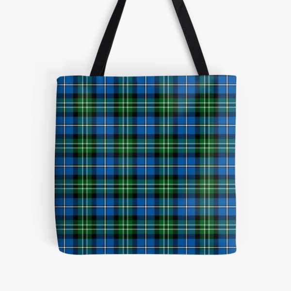 Louisiana tartan tote bag