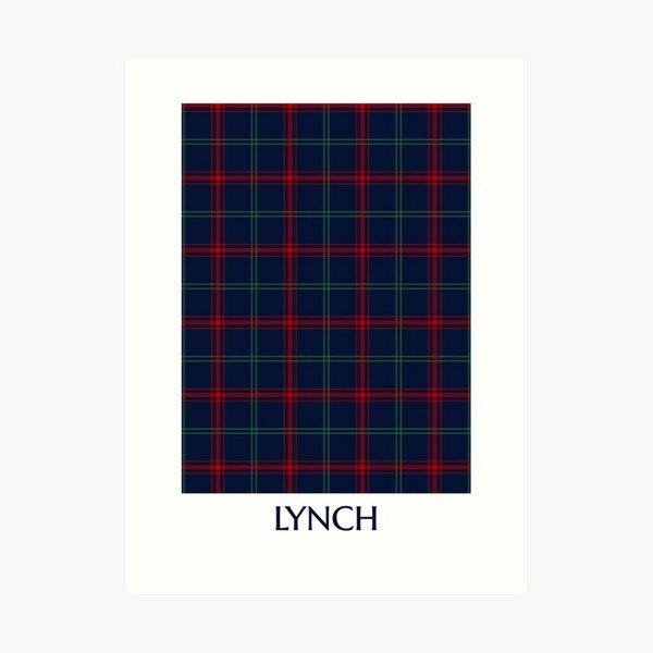 Clan Lynch Tartan Print