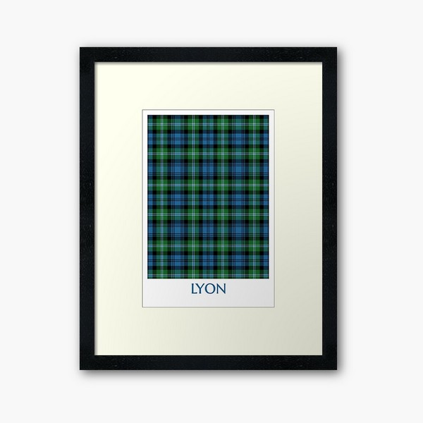 Clan Lyon Tartan Framed Print