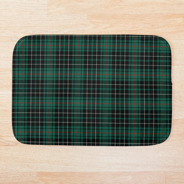 MacAulay Hunting tartan floor mat