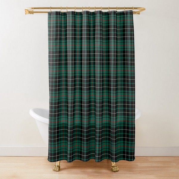 Clan MacAulay Hunting Tartan Shower Curtain