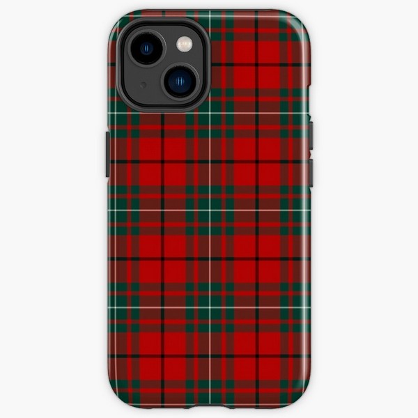 MacAulay tartan iPhone case