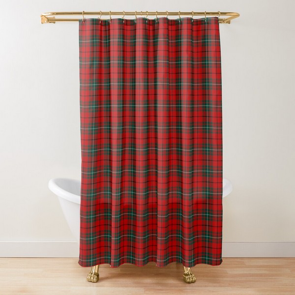 Clan MacAulay Tartan Shower Curtain