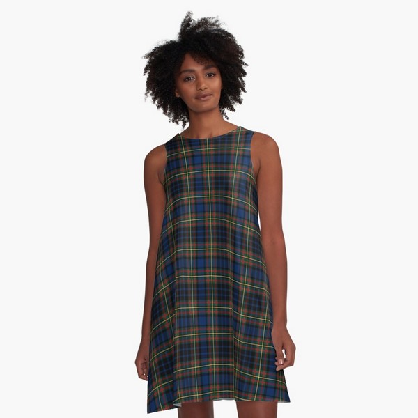 MacClellan tartan a-line dress