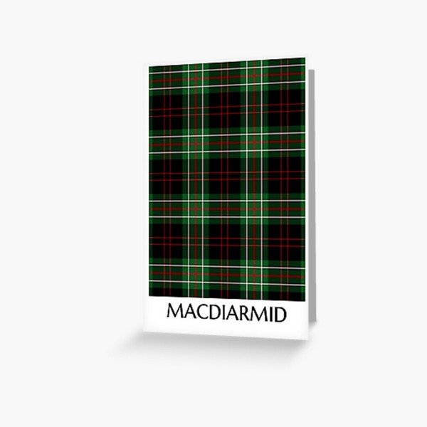 Clan MacDiarmid Tartan Card