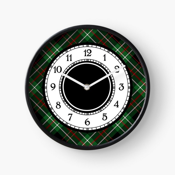 Clan MacDiarmid Tartan Wall Clock