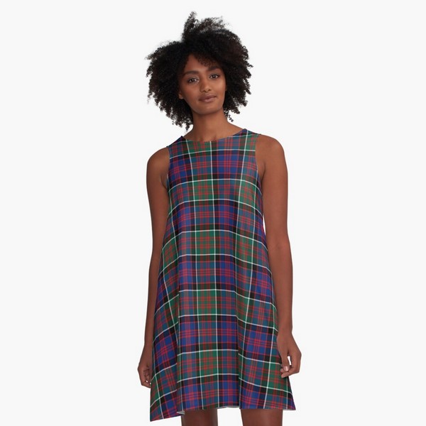 MacDonald of Clanranald tartan a-line dress