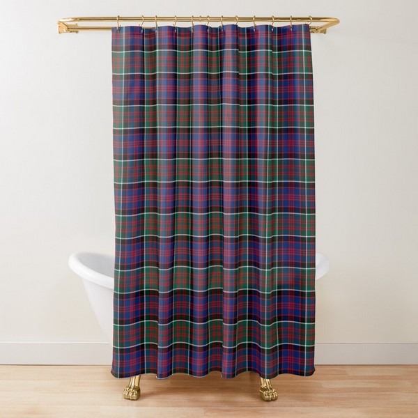 Clan MacDonald of Clanranald Tartan Shower Curtain