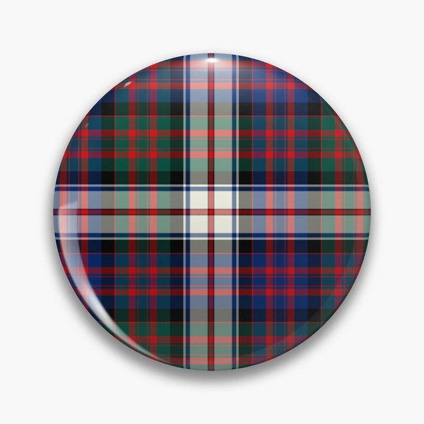 MacDonald Dress tartan pinback button