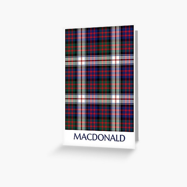 Clan MacDonald Dress Tartan Card
