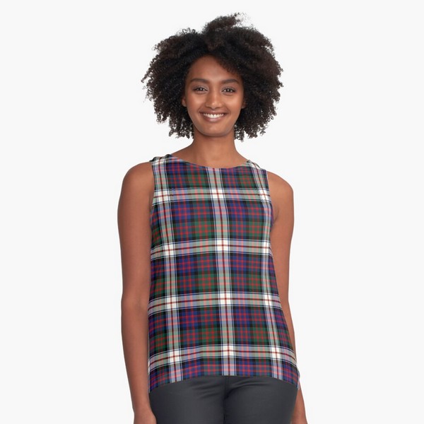 MacDonald Dress tartan sleeveless top