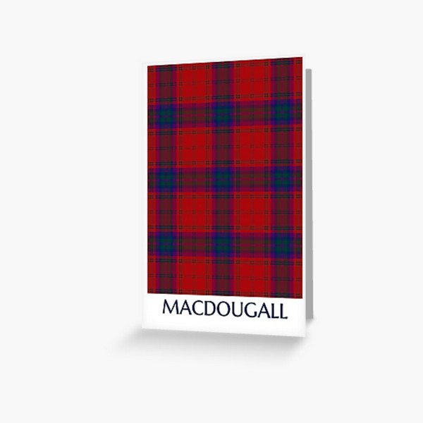 Clan MacDougall Tartan Card