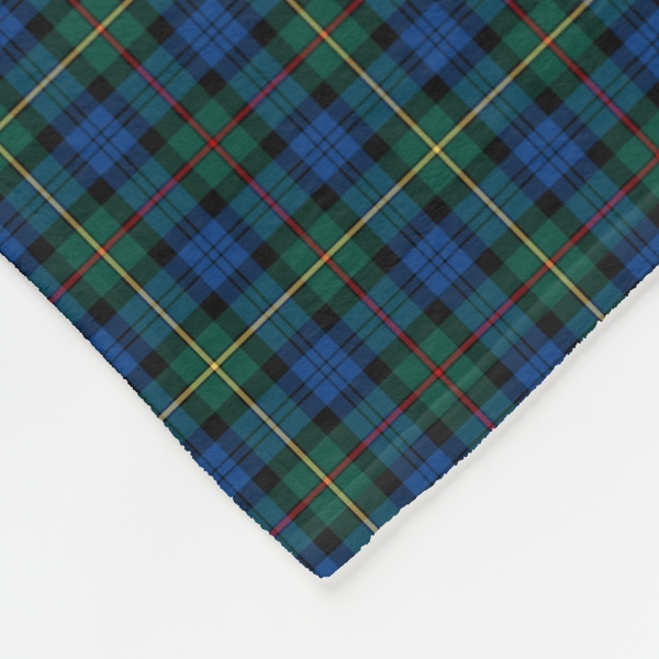 MacEwan tartan fleece blanket