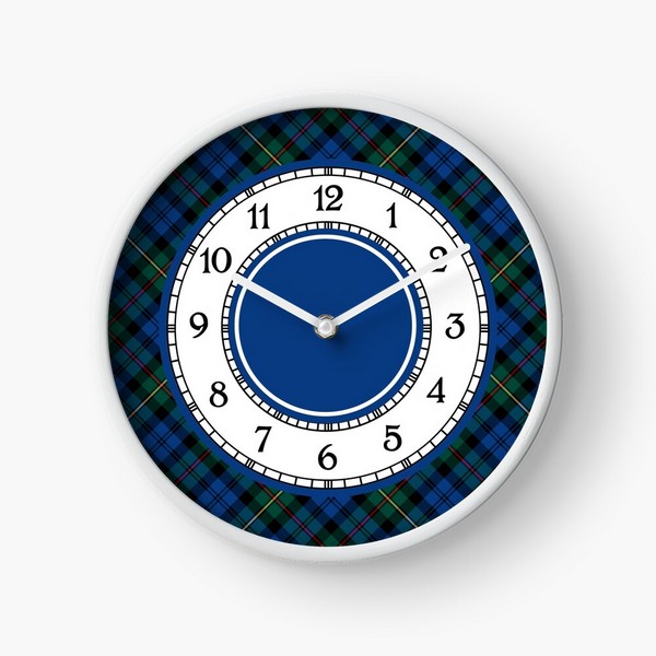 Clan MacEwan Tartan Wall Clock