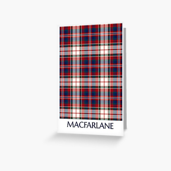 Clan MacFarlane Dress Tartan Card