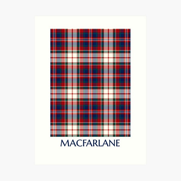 Clan MacFarlane Dress Tartan Print