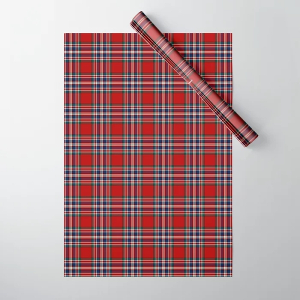 MacFarlane tartan wrapping paper