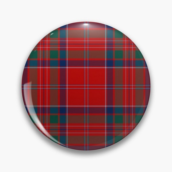 MacGillivray tartan pinback button